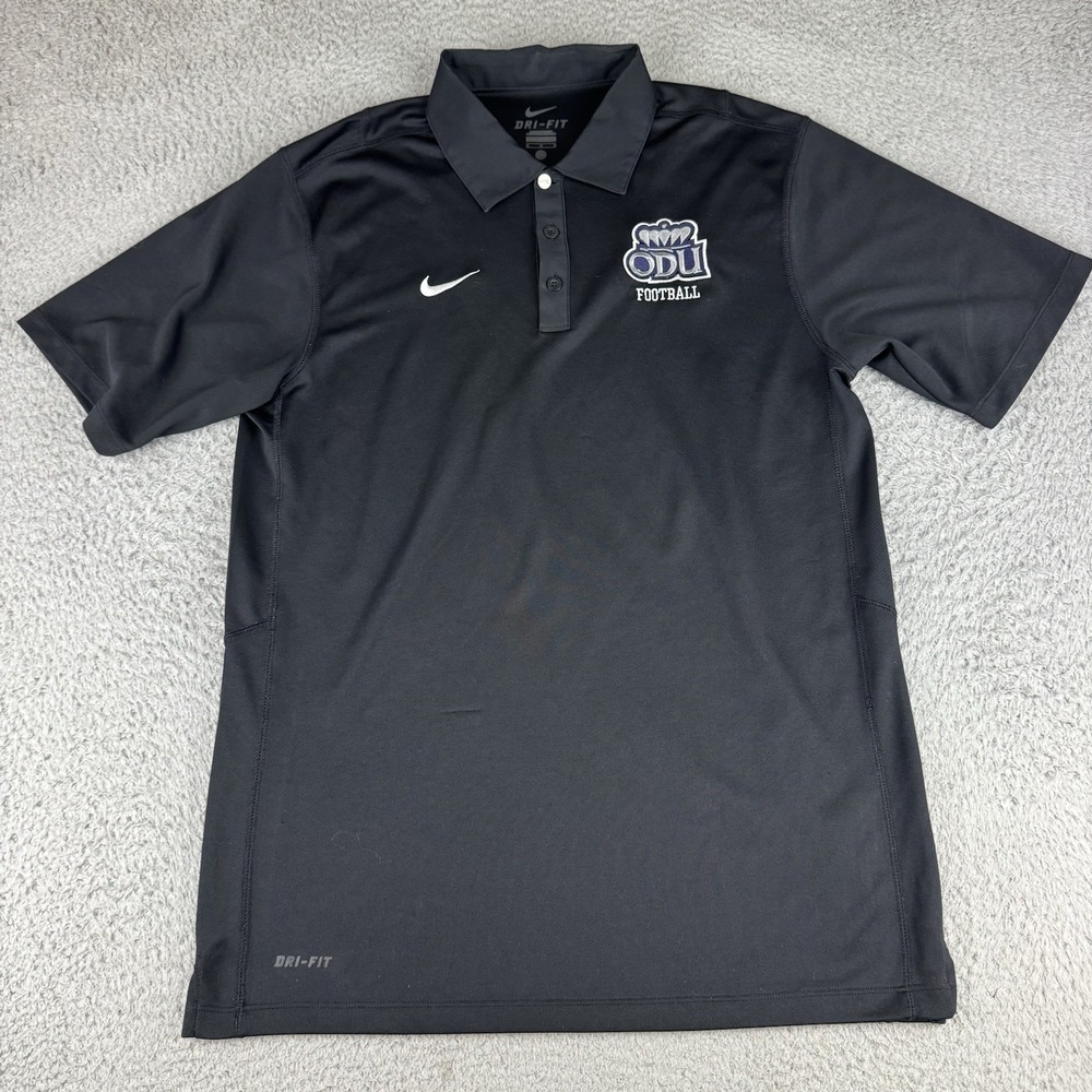 Nike Old Dominion Black Polo Shirt Men's Size Medium